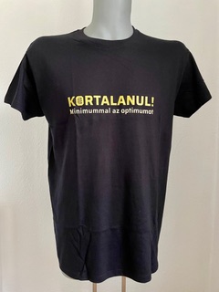 Férfi kerek nyakú póló - Kortalanul! felirattal