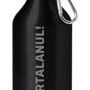 Alumínium ivópalack karabínerrel 500ml- Kortalanul! felirattal